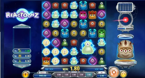 Reactoonz Slot Test - Play'n GO Cluster Pays RTP 96.51%