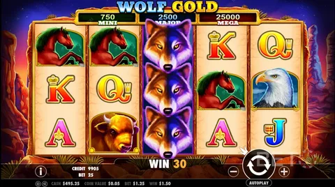 Wolf Gold Slot Test - Pragmatic Play Jackpot Slot RTP 96.01%